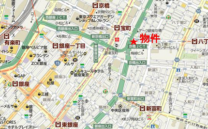 安和宝町ビルへの行き方