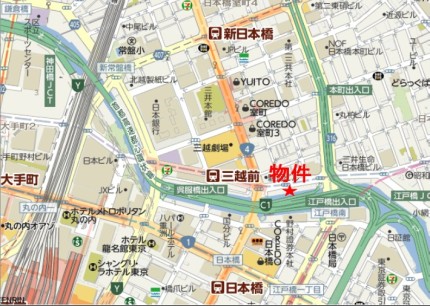エバー室町ビルへの行き方