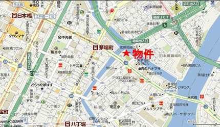 GC茅場町ビルへの行き方
