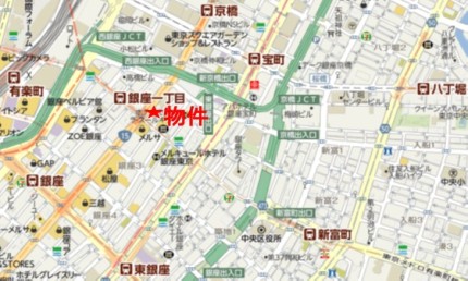 銀座アスタービルへの行き方