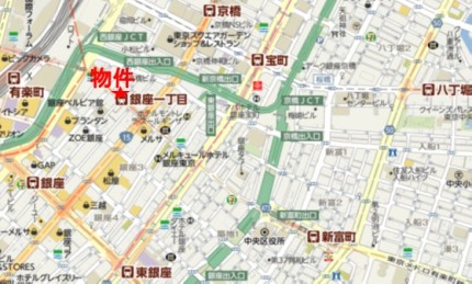 銀座クリスタルタワーへの行き方
