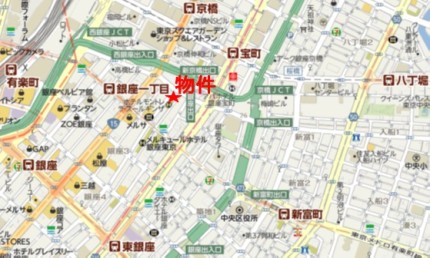 銀座DTビルの行き方