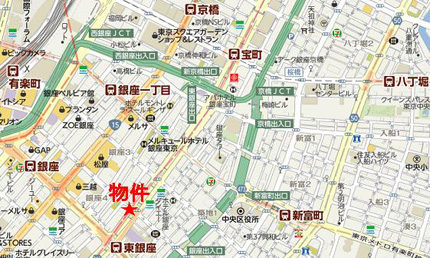 銀座伊勢太ビルへの行き方