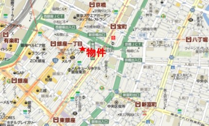 銀座一ビルの行き方