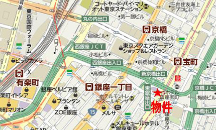 銀座三田ビルへの行き方