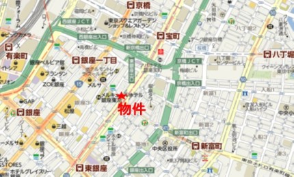 銀座スワロービルの行き方