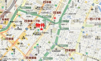 銀座中公ビルの行き方