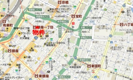 銀座上一ビルへの行き方