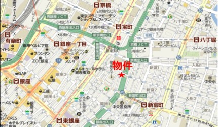 銀座銀河ビルへの行き方