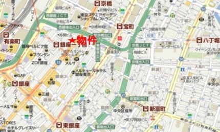 銀座小柳ビルへの行き方