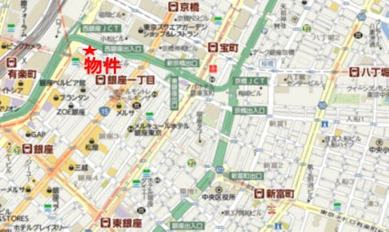 銀座西ビルへの行き方