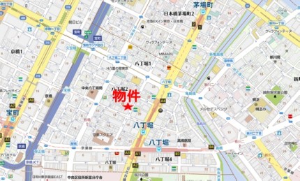 八丁堀2185への行き方