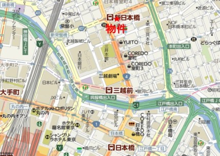 ヒューリック日本橋室町ビルへの行き方