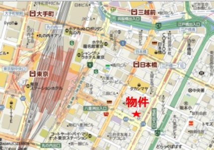 ヒューリック八重洲通ビルへの行き方