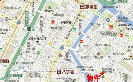 いちご新川ビルへの行き方