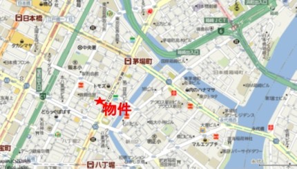 茅場町スクエアビルへの行き方
