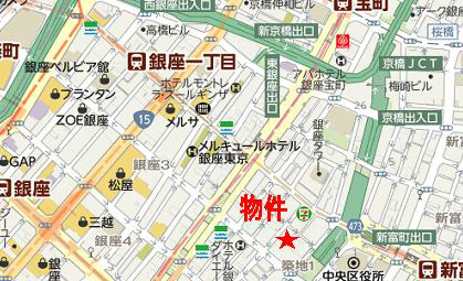 恒産第3ビルへの行き方