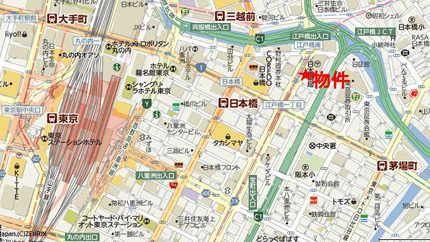 クローバー日本橋への行き方