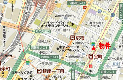 京橋禰生ビルへの行き方