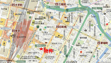 京橋TDビルへの行き方