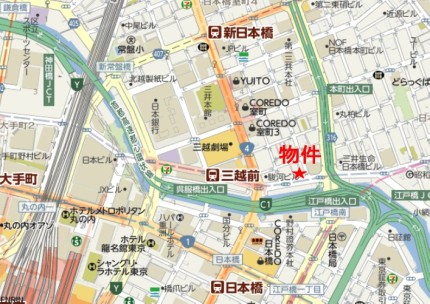 共同ビル(室町1丁目)への行き方