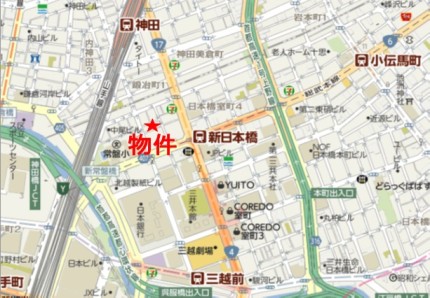 共同ビル(室町4丁目)への行き方