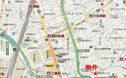 共和日本橋ビルへの行き方