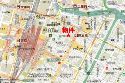 マルヒロ日本橋ビルへの行き方