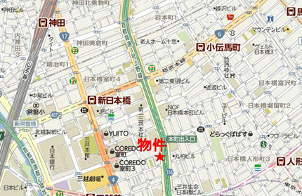 ミヤギ日本橋ビルへの行き方