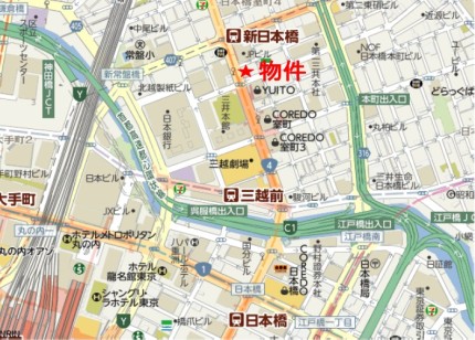 日本橋アイティビルへの行き方