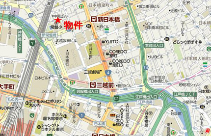 日本橋SSビルへの行き方