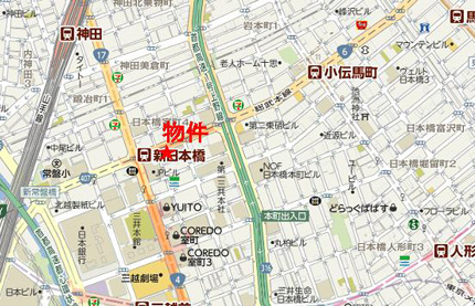 日本橋本町ビルへの行き方