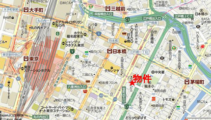 日本橋グレイスビルへの行き方