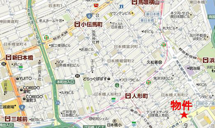 日本橋長谷川ビルへの行き方