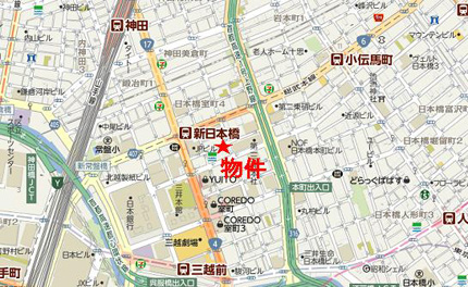 日本橋永谷ビルへの行き方