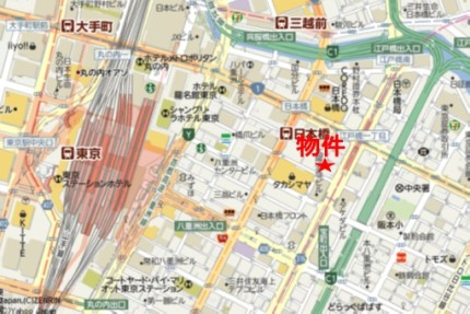 日本橋羅苧豆ビルへの行き方