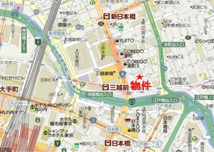 日本橋UNOビルへの行き方