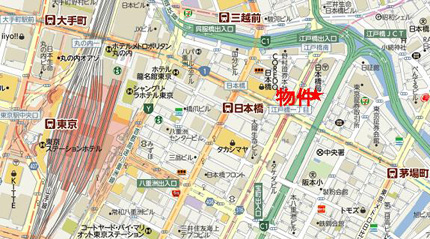 日本橋Dスクエアへの行き方