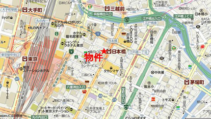 日本橋通り二丁目ビルへの行き方