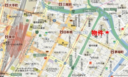 日本ビルディング別館への行き方