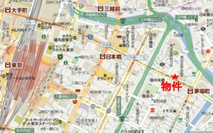 日幸茅場町ビルへの行き方