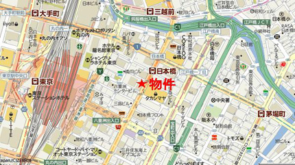 日土地日本橋ビルへの行き方