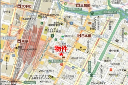 NS日本橋ビルへの行き方