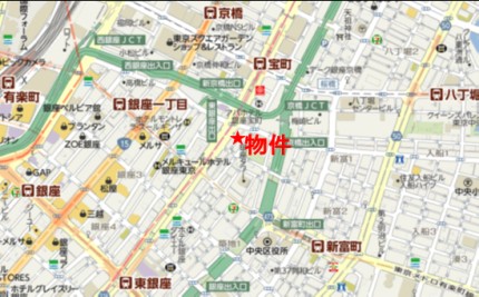 銀座120ビルへの行き方
