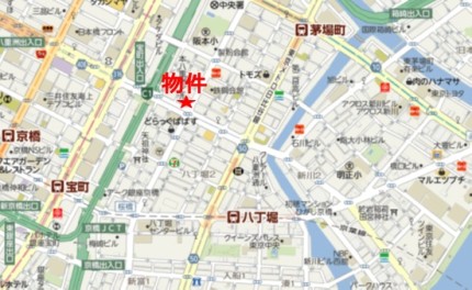 オリックス八重洲通りビルへの行き方