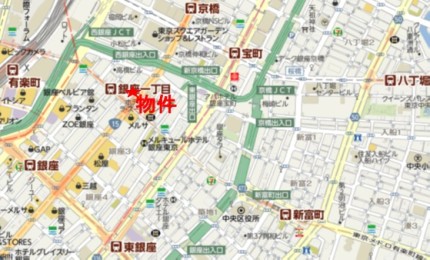 ポーラ銀座ビルへの行き方