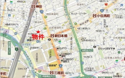 クアトロ室町ビルへの行き方