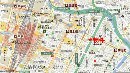ランディック日本橋ビルへの行き方