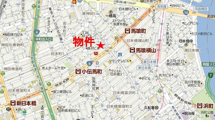 リエール日本橋への行き方