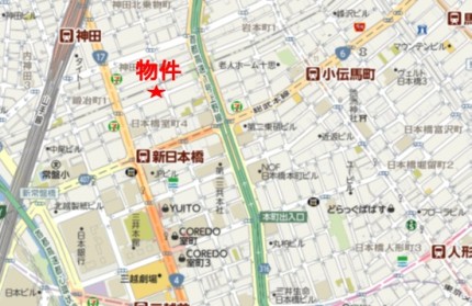 三徳日本橋ビルへの行き方